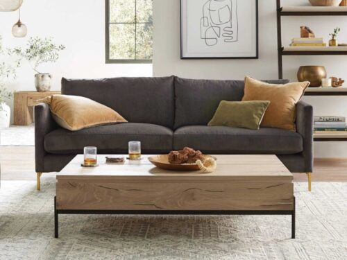 Storage Coffee Table Open